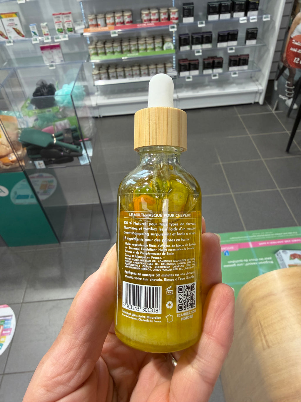 Masque avant-shampoing